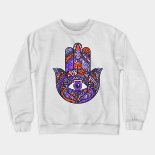 Hamsa Fatima Hand Crewneck Sweatshirt